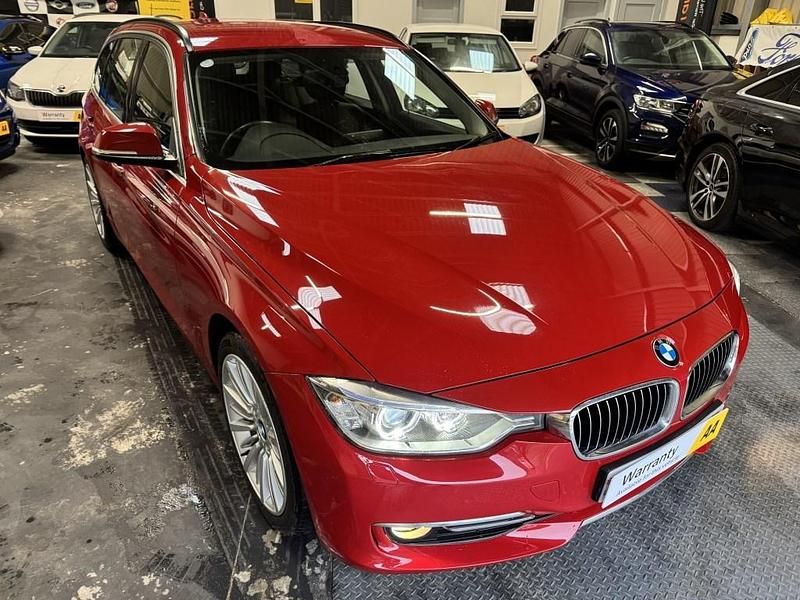 Red Used 2012 BMW 320 Luxury Line Estate | £6,250 (Fair price) - Image 1/4