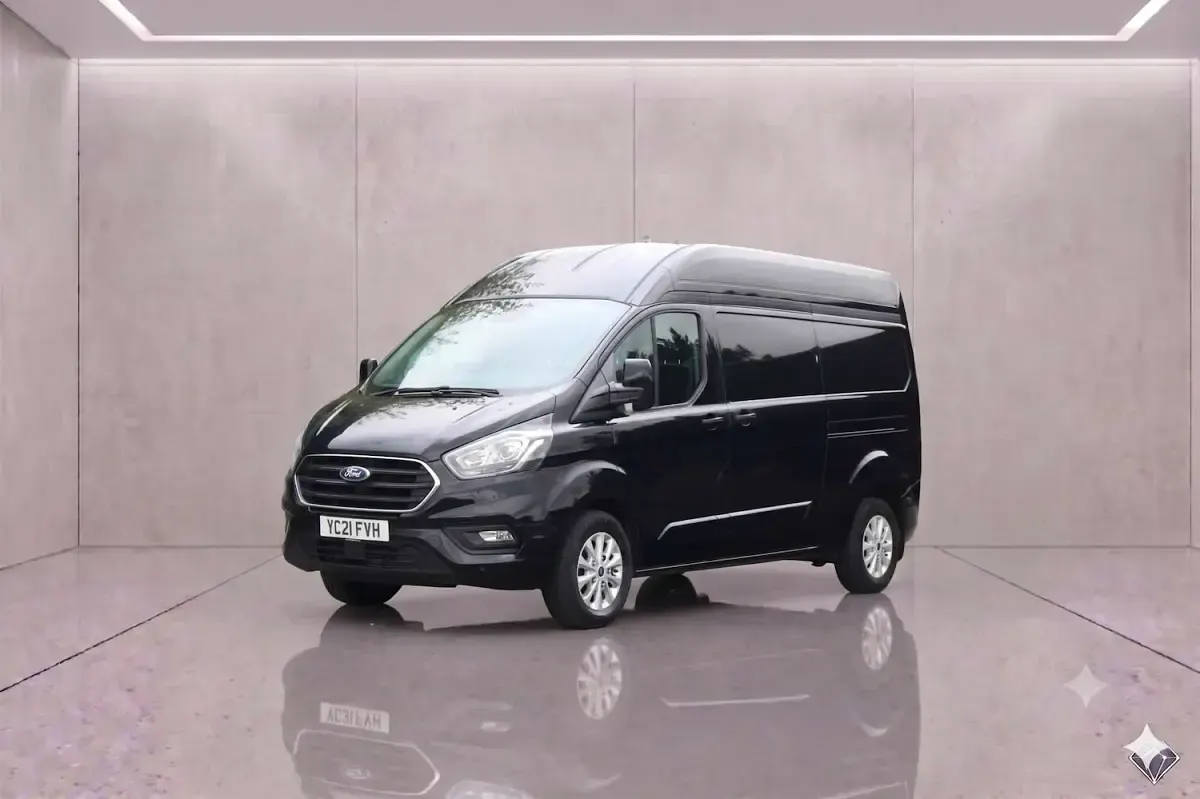 Used Ford Transit Custom Limited 170 HP (125 kW) 2021 Black Van