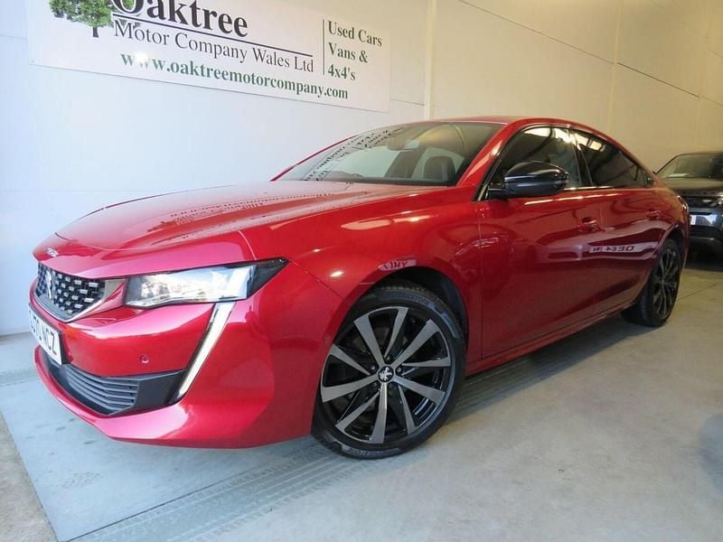 Red Used 2020 Peugeot 508 GT-line Hatchback | £12,995 (Fair price) - Image 1/4