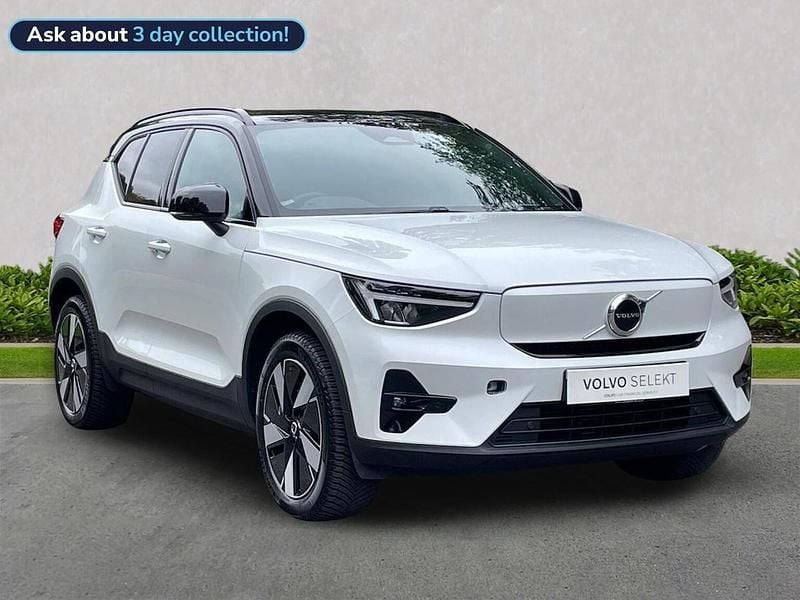 White Used 2025 Volvo XC40 Plus SUV | £34,656 (Expensive) - Image 1/4