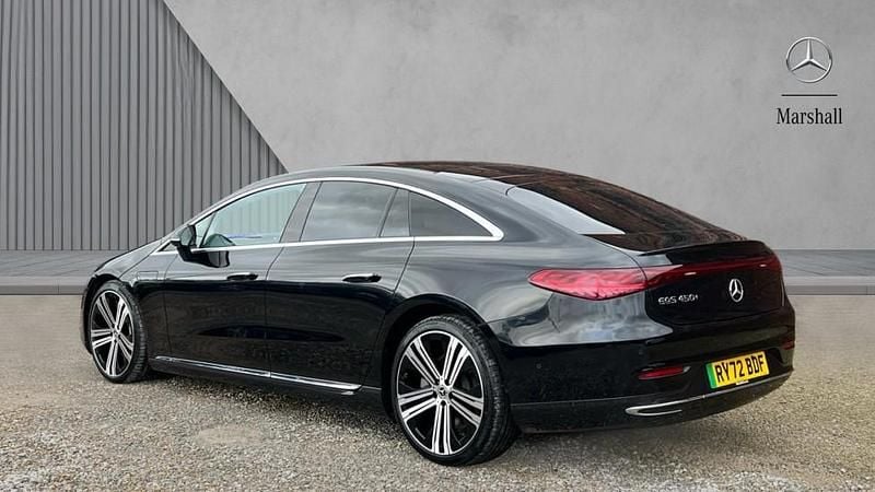 Used Mercedes EQS450+ Exclusive Luxury 244 kW (333 HP) 2023 Obsidian black metallic