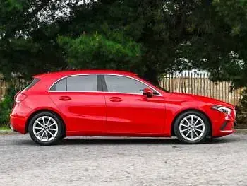 Used Mercedes A180 116 HP (85 kW) 2019 Red Hatchback