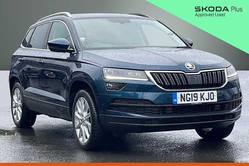 Used Skoda Karoq SE 150 HP (110 kW) 2019 Blue SUV