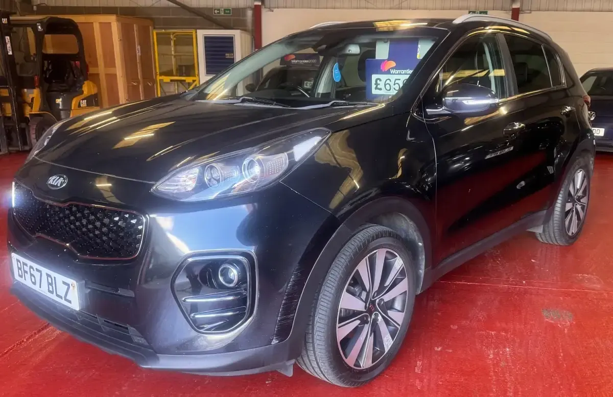 Used Kia Sportage 115 HP (84 kW) 2017 Black SUV