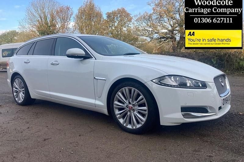 White Used 2014 Jaguar XF Sportbrake Portfolio Estate | £5,995 (Fair price) - Image 1/1