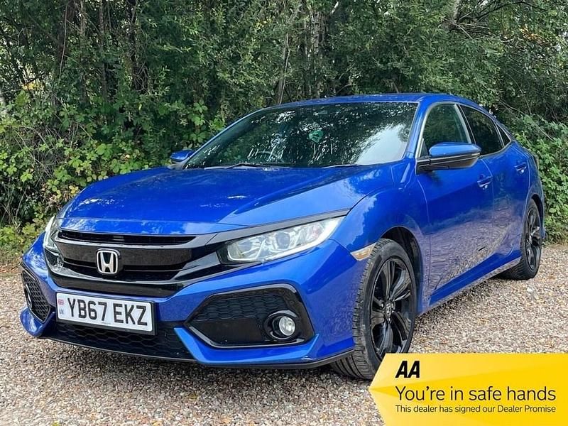 Blue Used 2017 Honda Civic SR Hatchback | £8,499 (Fair price) - Image 1/4