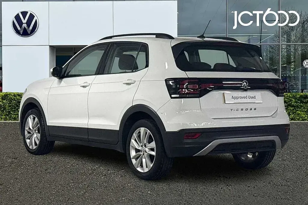 Used VW T-Cross SE 95 HP (69 kW) 2019 White SUV