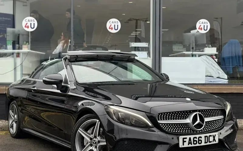 Used Mercedes C220 AMG line 170 HP (125 kW) 2017 Cabriolet