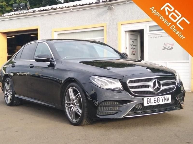 Used Mercedes E200 AMG line 184 HP (135 kW) 2018 Black Sedan