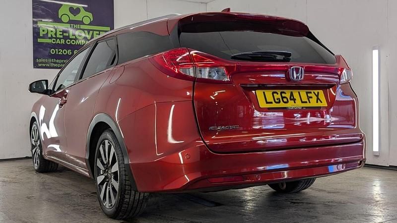 Begagnad Honda Civic SR 2014 Röd Kombi