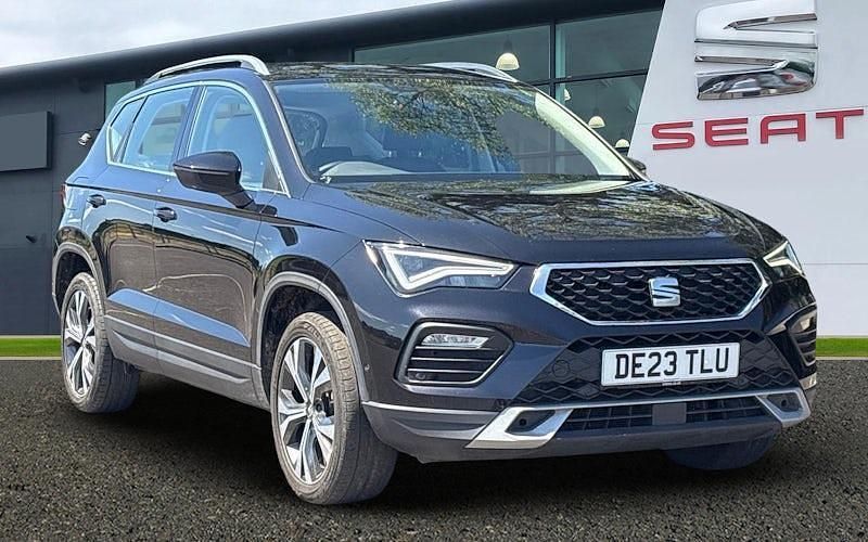 Midnight black Used 2023 Seat Ateca SE Technology SUV | £15,995 (Fair price) - Image 1/4
