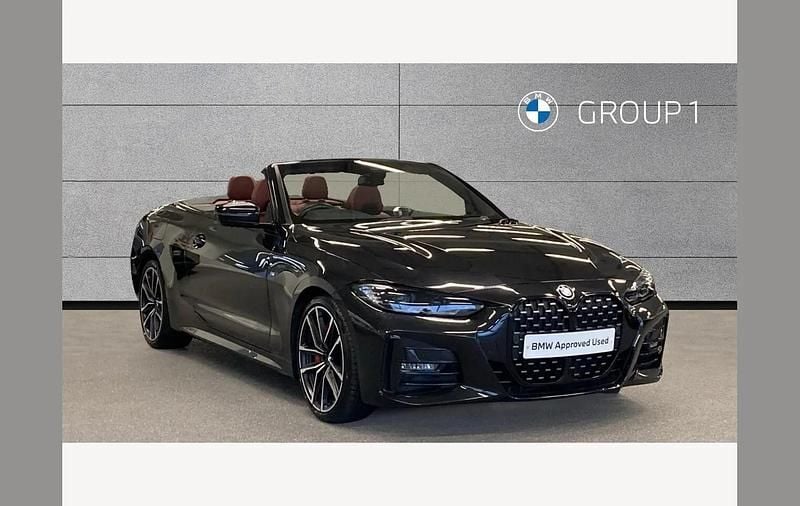 Black Used 2022 BMW 420 M Sport Cabriolet | £30,650 (Good price) - Image 1/4