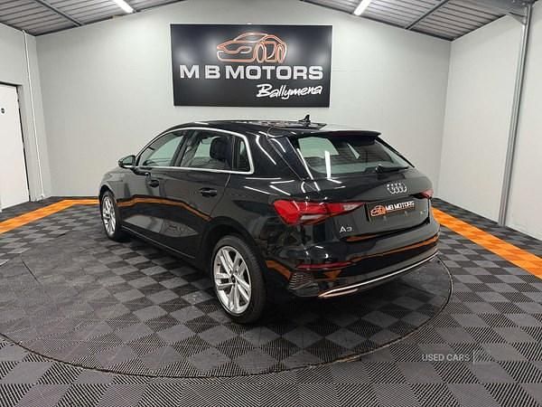 Used Audi A3 Sport 110 HP (80 kW) 2021 Black Hatchback