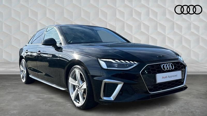 Used Audi A4 S-Line 163 HP (119 kW) 2021 Black Sedan
