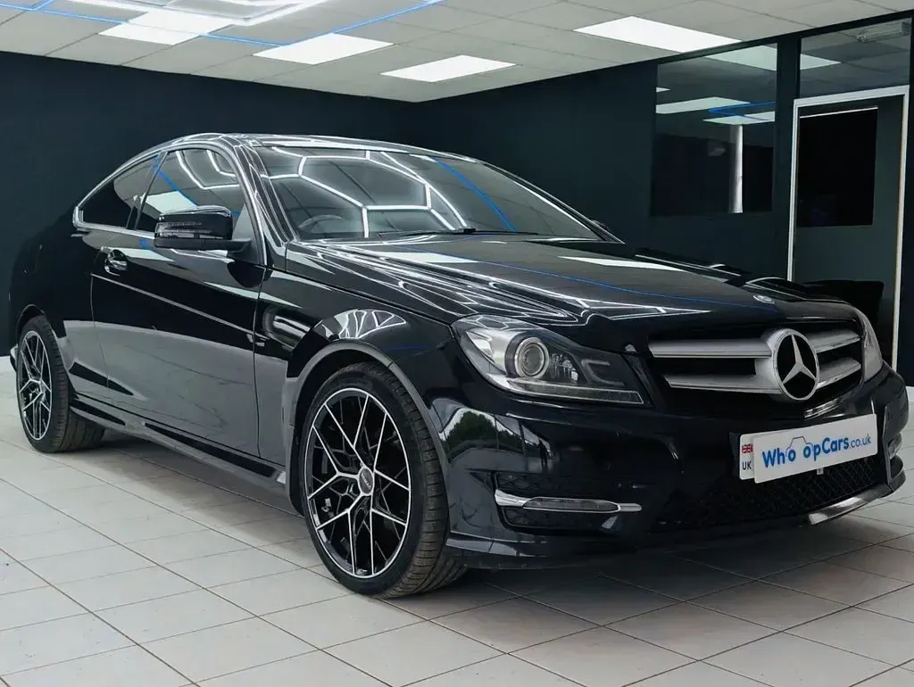 Used Mercedes C180 Sport Edition 156 HP (114 kW) 2015 Black Coupe