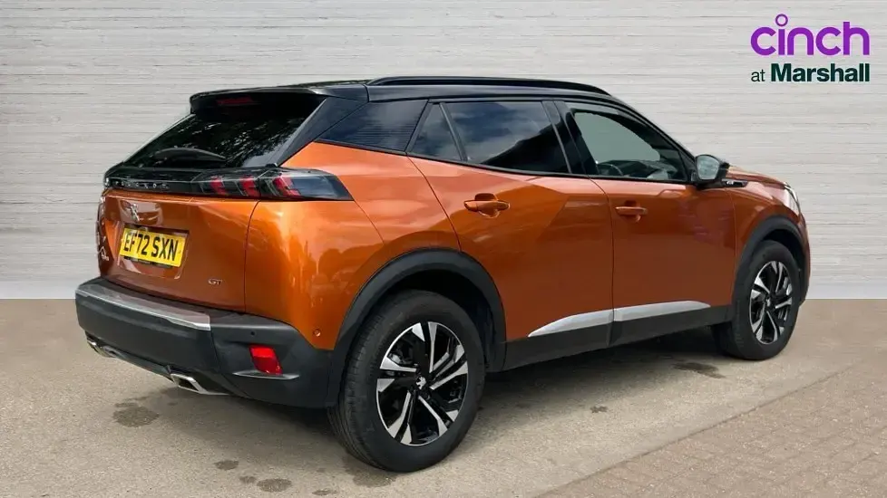 Used Peugeot 2008 GTi 131 HP (96 kW) 2022 Orange SUV