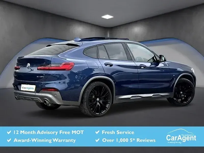 Used BMW X4 M Sport 265 HP (194 kW) 2018 Blue SUV