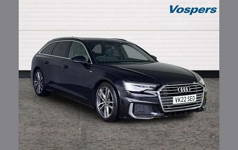 Used Audi A6 S-Line 200 HP (147 kW) 2022 Black Estate