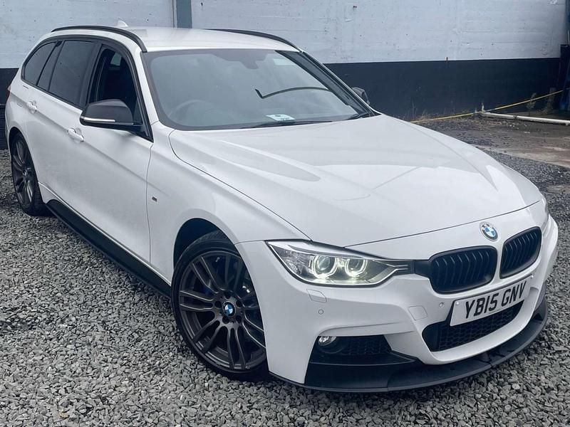 White Used 2015 BMW 330 M Sport Estate | £10,995 (A bit pricey) - Image 1/4