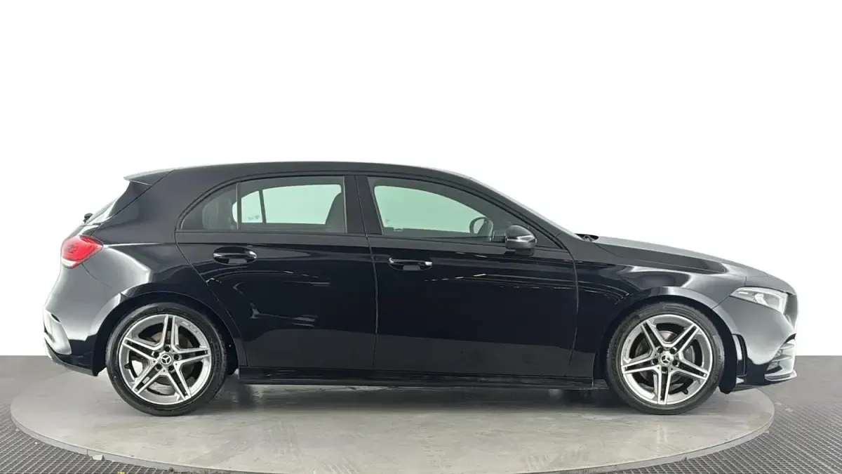 Used Mercedes A200 AMG line 163 HP (119 kW) 2019 Black Hatchback