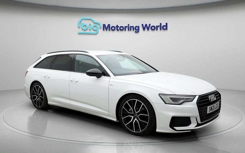 Used Audi A6 Black Edition 204 HP (150 kW) 2021 White Estate
