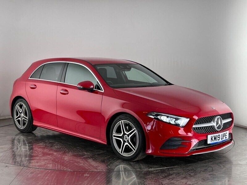Red Used 2019 Mercedes A200 AMG line Hatchback | £17,250 (Fair price) - Image 1/3
