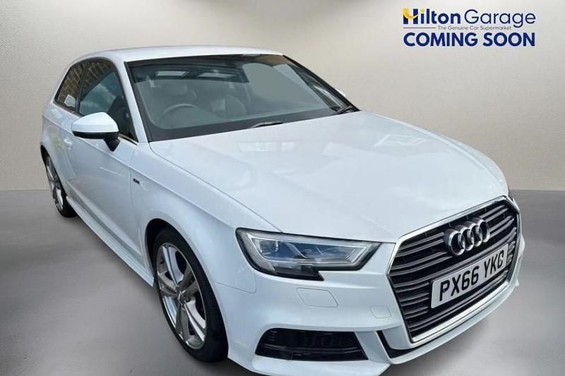 Used Audi A3 S-Line 110 HP (80 kW) 2016 White Hatchback