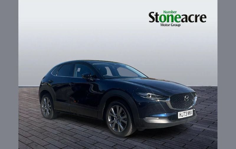 Blue Used 2023 Mazda CX-30 Exclusive-Line SUV | £20,495 (Fair price) - Image 1/4