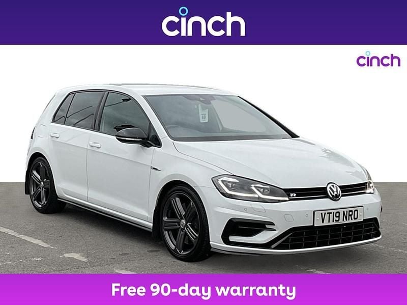 White Used 2019 VW Golf VII R Hatchback | £21,899 (Good price) - Image 1/3