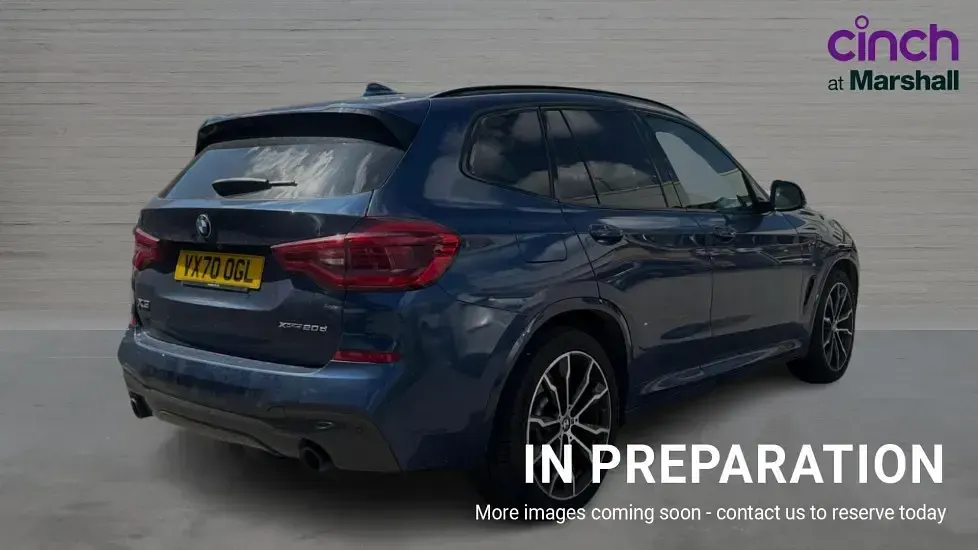 Used BMW X3 M Sport 190 HP (139 kW) 2020 Blue SUV