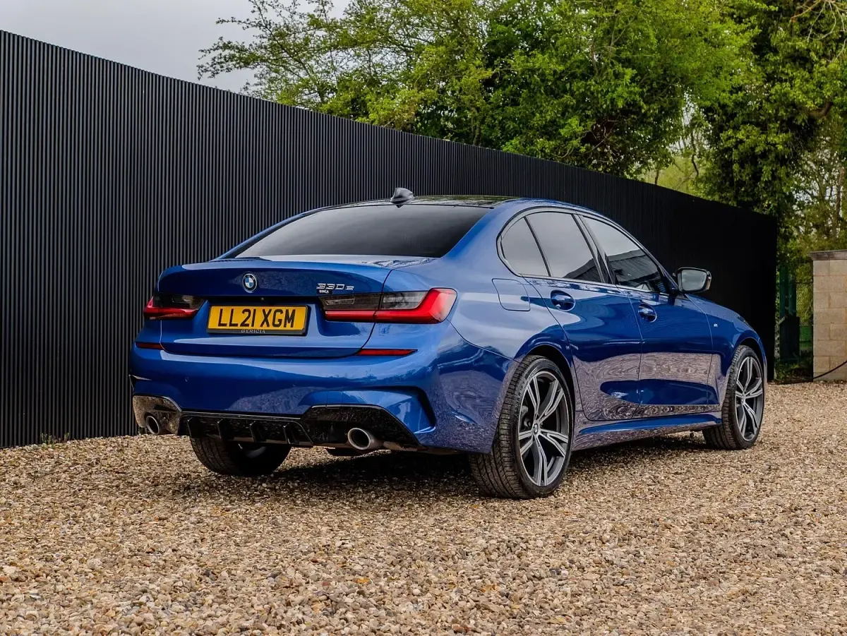 Used BMW 330e M Sport 2021 Blue Sedan