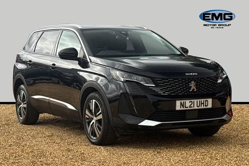 Black Used 2021 Peugeot 5008 Allure Premium Hatchback | £17,243 (Fair price) - Image 1/3