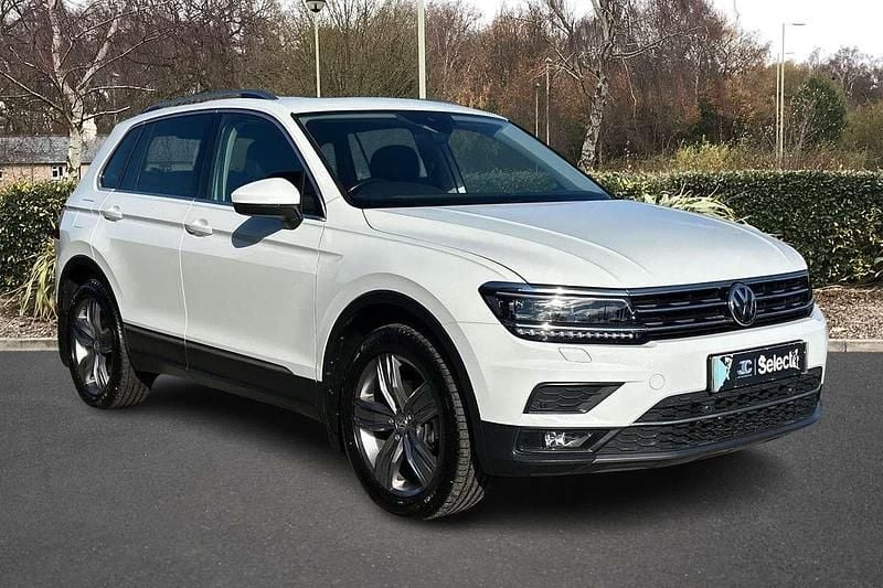 White Used 2017 VW Tiguan SEL SUV | £16,500 (Fair price) - Image 1/4