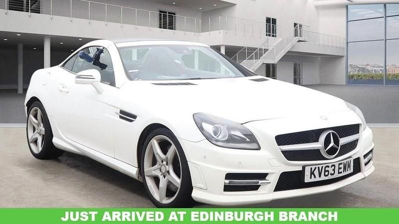 White Used 2013 Mercedes SLK250 AMG Cabriolet | £7,395 (Fair price) - Image 1/4