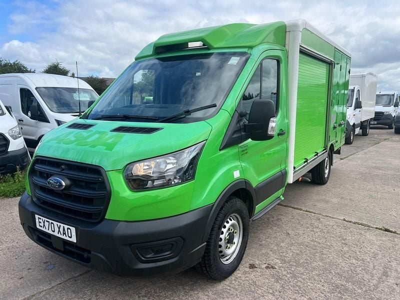 Used Ford Transit 130 HP (95 kW) 2020 Green Cabriolet