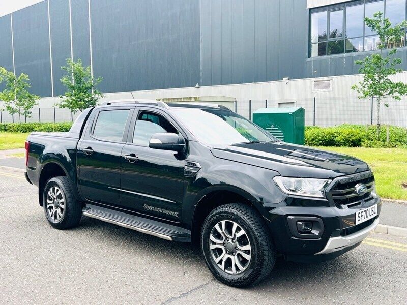 Black Used 2020 Ford Ranger Wildtrack Pickup | £11,995 (Good price) - Image 1/4