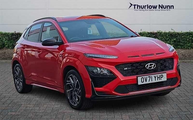 Used Hyundai Kona N Line 120 HP (88 kW) 2021 Red SUV