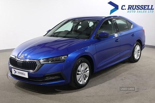 Used Skoda Octavia SE Technology 110 HP (80 kW) 2022 Blue Hatchback