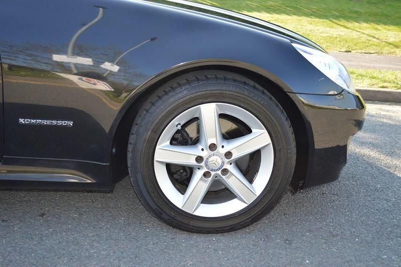Usado Mercedes SLK200 2008 Preto Cabrios