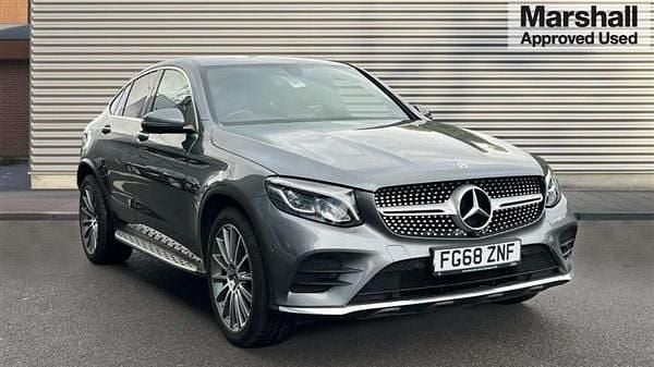 Grey Used 2018 Mercedes GLC250 AMG Line Premium Coupe | £22,390 (Fair price) - Image 1/4