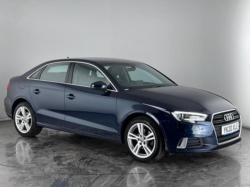 Begagnad Audi A3 Sport 2020 Blå Sedan