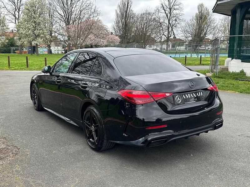 Used Mercedes C300e AMG line 2022 Black Sedan