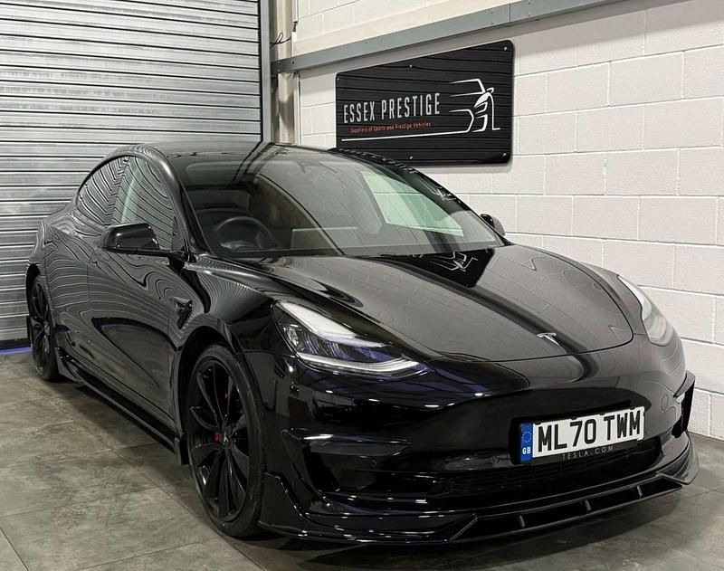 Used Tesla Model 3 Performance 461 kW (627 HP) 2020 Black Sedan