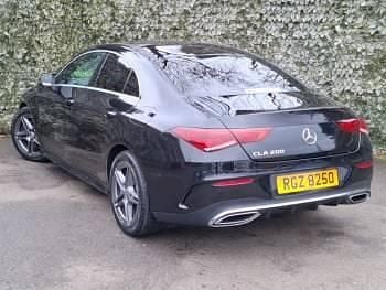 Used Mercedes CLA200 AMG line 163 HP (119 kW) 2020 Black Sedan
