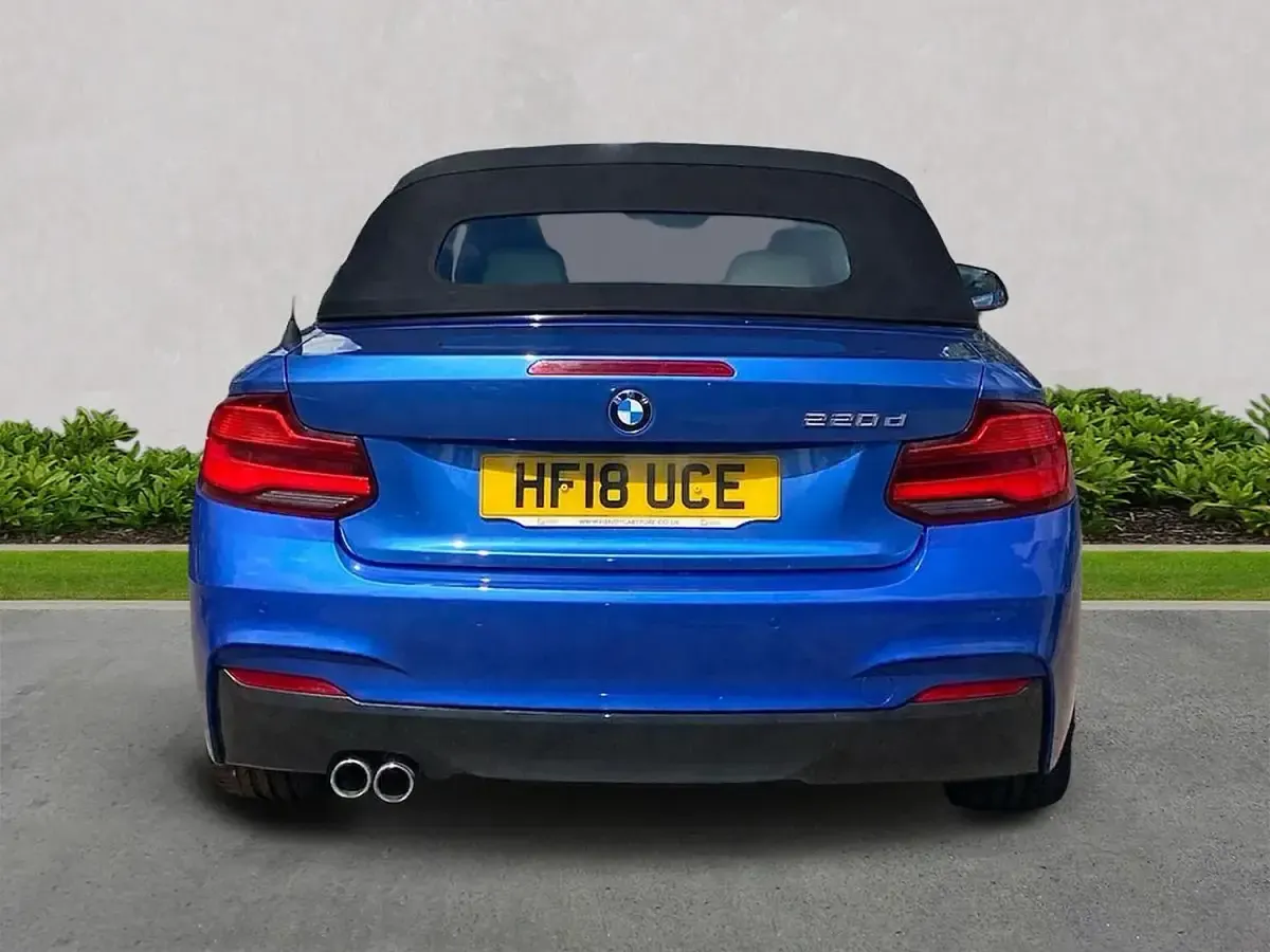 Used BMW 220 M Sport 187 HP (137 kW) 2018 Blue Cabriolet