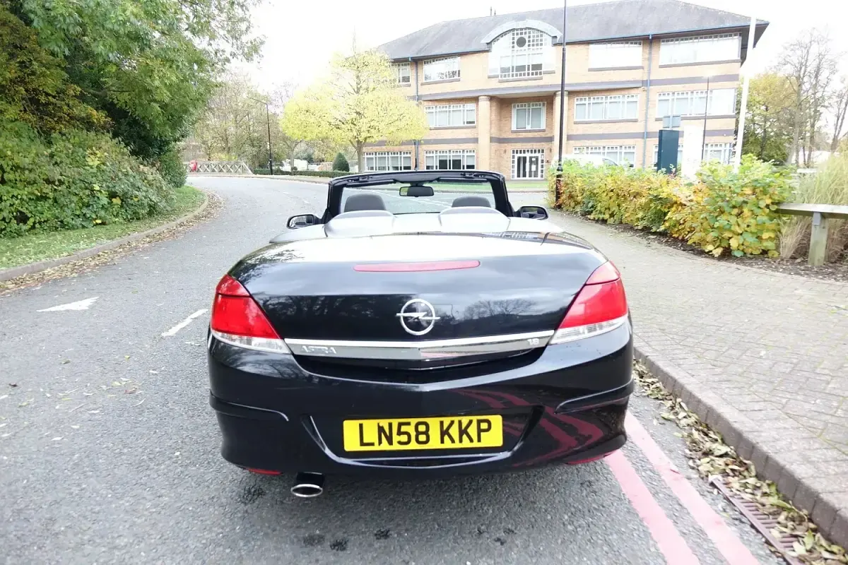 Used Opel Astra Cabriolet drive 2008 Black Cabriolet