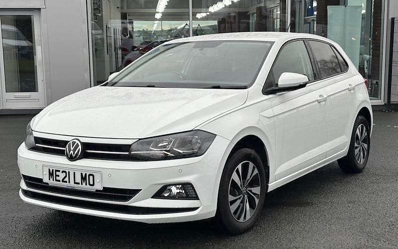Used VW Polo Match 95 HP (69 kW) 2021 White Hatchback