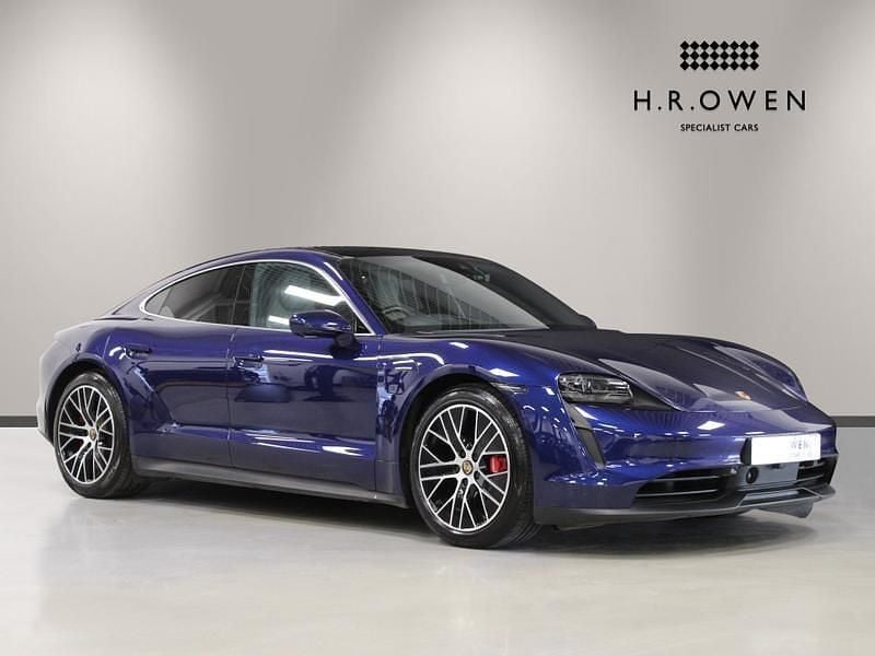 Blue Used 2022 Porsche Taycan 4S Sedan | £51,950 - Image 1/4
