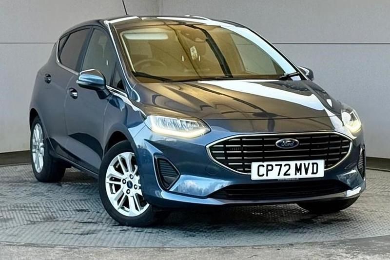 Used Ford Fiesta Titanium 2023 Blue Hatchback