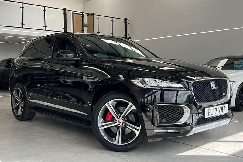 Black Used 2017 Jaguar F-Pace S SUV | £16,495 (Good price) - Image 1/1